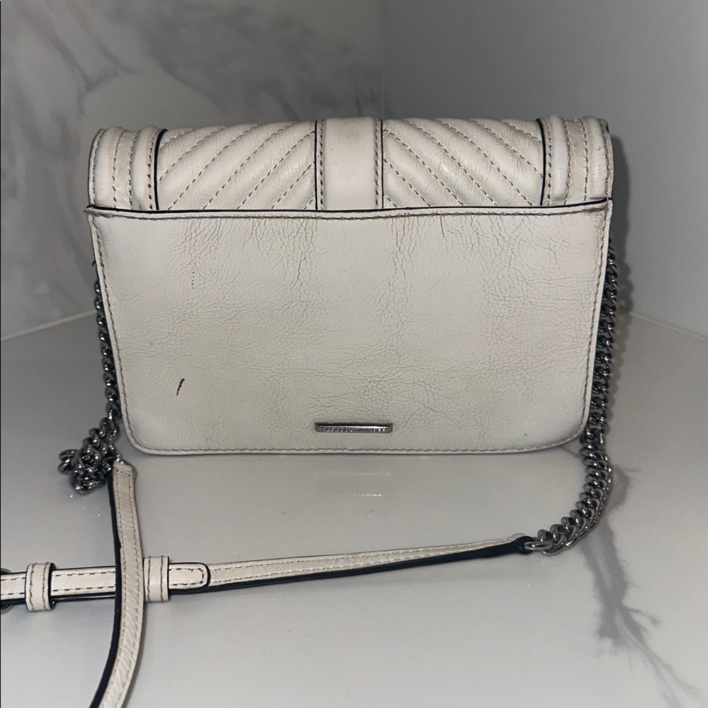 Rebecca Minkoff White Quilted leather Shoulder Bag - Picture 3 of 7